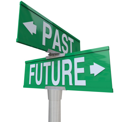 Past and Future - Two-Way Street Sign
